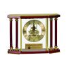 [EX103] Executive 4-Pillar Gold & Rosewood Piano Finish Clock  Thumbnail