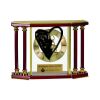 [EX103] Executive 4-Pillar Gold & Rosewood Piano Finish Clock  Thumbnail