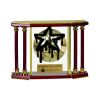 [EX103] Executive 4-Pillar Gold & Rosewood Piano Finish Clock  Thumbnail