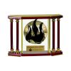 [EX103] Executive 4-Pillar Gold & Rosewood Piano Finish Clock  Thumbnail