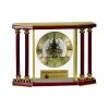 [EX103] Executive 4-Pillar Gold & Rosewood Piano Finish Clock  Thumbnail