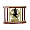 [EX103] Executive 4-Pillar Gold & Rosewood Piano Finish Clock  Thumbnail