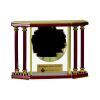 [EX103] Executive 4-Pillar Gold & Rosewood Piano Finish Clock  Thumbnail