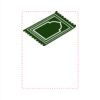 [T140] 5.375 Rosewood Piano Finish Book Clock Thumbnail