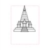 [T140] 5.375 Rosewood Piano Finish Book Clock Thumbnail