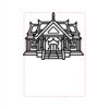 [T140] 5.375 Rosewood Piano Finish Book Clock Thumbnail