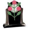 [T307] 8.25" Black/Silver Piano Finish Clock Thumbnail