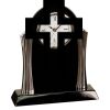 [T307] 8.25" Black/Silver Piano Finish Clock Thumbnail