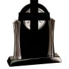 [T307] 8.25" Black/Silver Piano Finish Clock Thumbnail