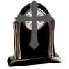 [T307] 8.25" Black/Silver Piano Finish Clock Thumbnail