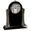 [T307] 8.25" Black/Silver Piano Finish Clock Thumbnail