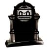 [T307] 8.25" Black/Silver Piano Finish Clock Thumbnail