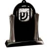 [T307] 8.25" Black/Silver Piano Finish Clock Thumbnail