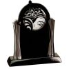 [T307] 8.25" Black/Silver Piano Finish Clock Thumbnail