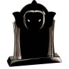 [T307] 8.25" Black/Silver Piano Finish Clock Thumbnail