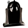 [T307] 8.25" Black/Silver Piano Finish Clock Thumbnail