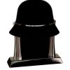 [T307] 8.25" Black/Silver Piano Finish Clock Thumbnail
