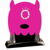 [T307] 8.25" Black/Silver Piano Finish Clock Thumbnail