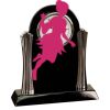 [T307] 8.25" Black/Silver Piano Finish Clock Thumbnail