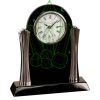 [T307] 8.25" Black/Silver Piano Finish Clock Thumbnail
