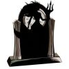 [T307] 8.25" Black/Silver Piano Finish Clock Thumbnail