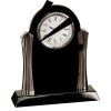 [T307] 8.25" Black/Silver Piano Finish Clock Thumbnail