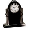 [T307] 8.25" Black/Silver Piano Finish Clock Thumbnail