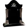 [T307] 8.25" Black/Silver Piano Finish Clock Thumbnail