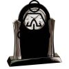 [T307] 8.25" Black/Silver Piano Finish Clock Thumbnail