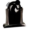 [T307] 8.25" Black/Silver Piano Finish Clock Thumbnail
