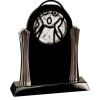[T307] 8.25" Black/Silver Piano Finish Clock Thumbnail