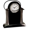 [T307] 8.25" Black/Silver Piano Finish Clock Thumbnail