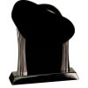 [T307] 8.25" Black/Silver Piano Finish Clock Thumbnail
