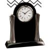 [T307] 8.25" Black/Silver Piano Finish Clock Thumbnail