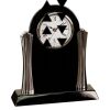 [T307] 8.25" Black/Silver Piano Finish Clock Thumbnail