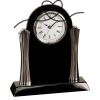 [T307] 8.25" Black/Silver Piano Finish Clock Thumbnail