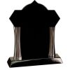 [T307] 8.25" Black/Silver Piano Finish Clock Thumbnail