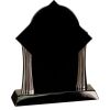 [T307] 8.25" Black/Silver Piano Finish Clock Thumbnail