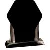 [T307] 8.25" Black/Silver Piano Finish Clock Thumbnail