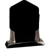 [T307] 8.25" Black/Silver Piano Finish Clock Thumbnail