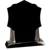 [T307] 8.25" Black/Silver Piano Finish Clock Thumbnail