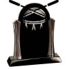 [T307] 8.25" Black/Silver Piano Finish Clock Thumbnail