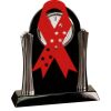 [T307] 8.25" Black/Silver Piano Finish Clock Thumbnail