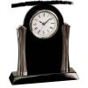 [T307] 8.25" Black/Silver Piano Finish Clock Thumbnail