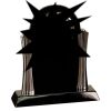 [T307] 8.25" Black/Silver Piano Finish Clock Thumbnail