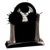[T307] 8.25" Black/Silver Piano Finish Clock Thumbnail
