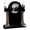 [T307] 8.25" Black/Silver Piano Finish Clock Thumbnail