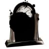 [T307] 8.25" Black/Silver Piano Finish Clock Thumbnail